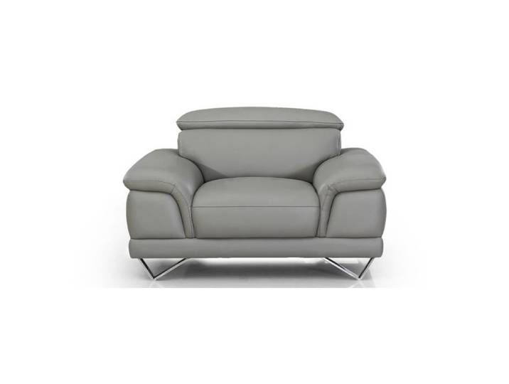 Fauteuil en cuir BRAME