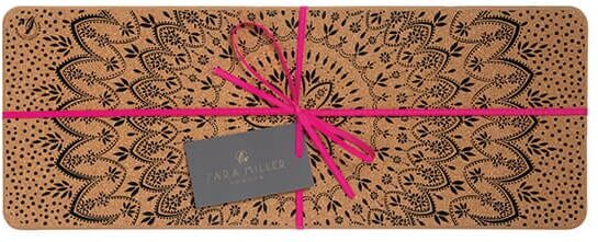 Sara Miller London Sara Miller Artisanne Noir Long Rectangular Cork Trivet