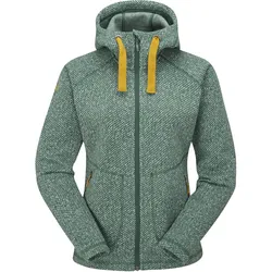 Rab Damen Amy Hoodie Strickjacke - L - Green Slate