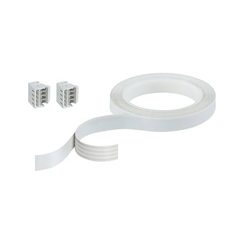 Paulmann YourLED Flat Stripe connector wit, verstelbaar verbindingsstuk voor lichtband