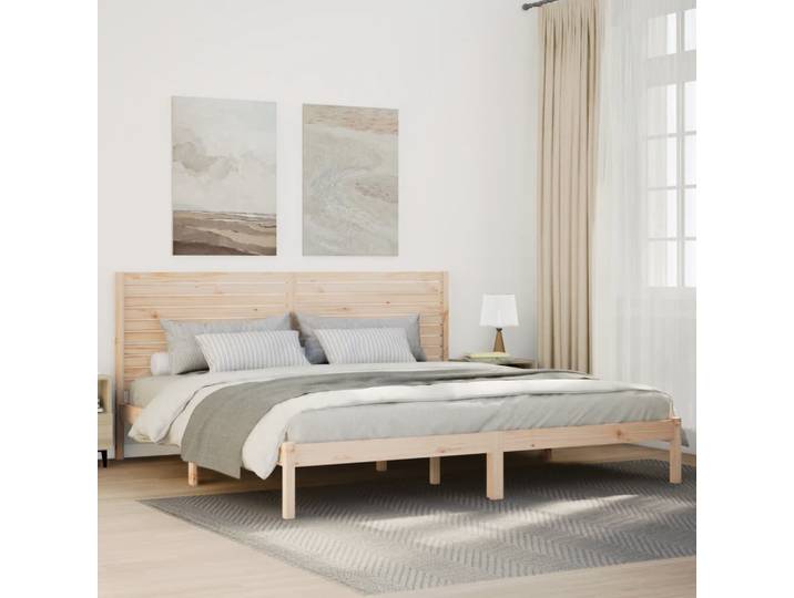 vidaXL Massivholzbett Extra Lang ohne Matratze 200x210 cm