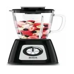 Tefal BL435831, Standmixer, Schwarz, Silber