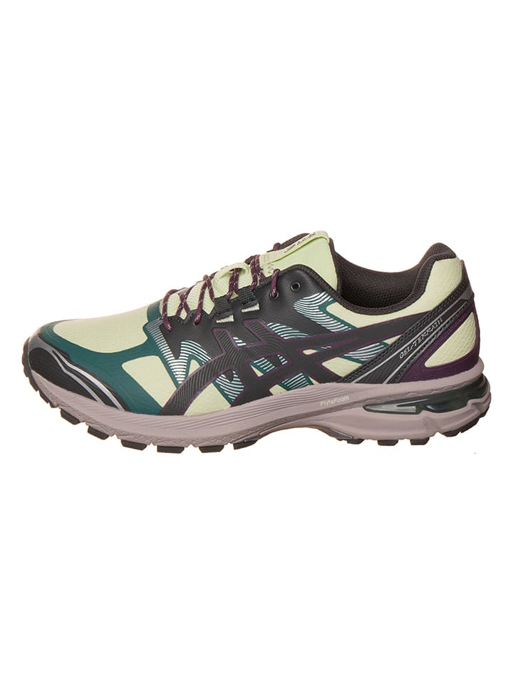 asics Sneakers "TERRAIN" in Gelb/ Lila/ Grün - 39,5