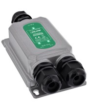 InLine Gigabit PoE Extender 90 W 2 Port IP67 IEEE 802.3bt Ethernet Power over RJ-45 Außenbereich Plug and Play (44432E)