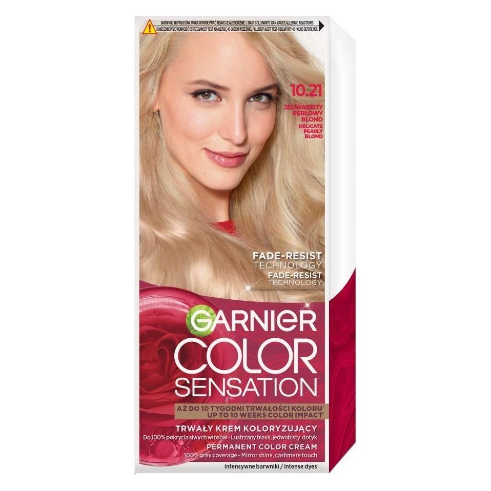 Garnier Color Sensation Creme farba do włosów 10.21 Jedwabisty Perfłowy Blond (10.21 Jedwabisty Perfłowy Blond) (46963844)