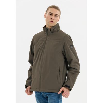 Outdoorjacke WHISTLER "Hakono", Herren, Gr. M, grün (dunkelgrün), 100% Polyester, unifarben, normal, ohne Ausschnitt, Jacken Outdoorjacke, mit 10.000 mm Wassersäule