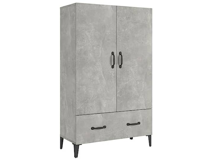 vidaXL Highboard Betongrau 70x31x115 cm Holzwerkstoff