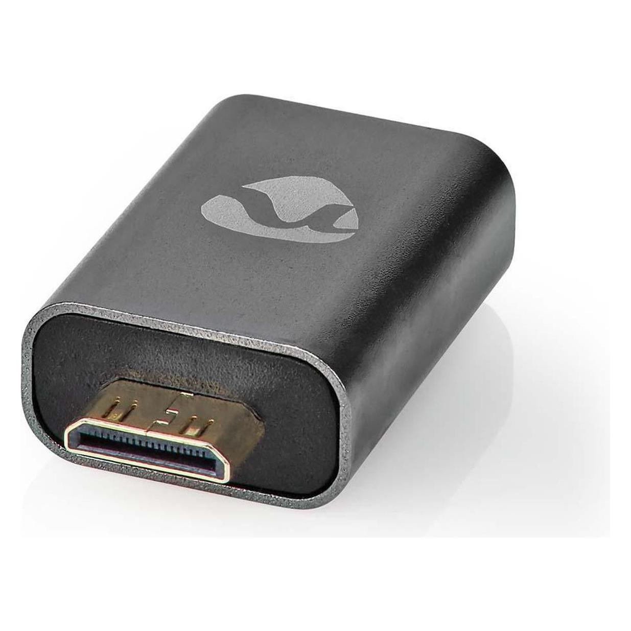 Nedis HDMIT Adapter HDMIT Male / HDMIT Mini Connector HDMIT Female / HDMIT Output Gold Plated Straig (HDMI) (CVTB34906GY)