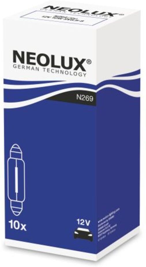 Glühlampe Sekundär NEOLUX C10W 12V, 10W, 10 Stück