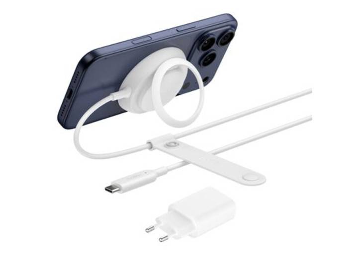 Belkin WIA014kqWH, Intérieure, USB, Recharge sans fil, Blanc