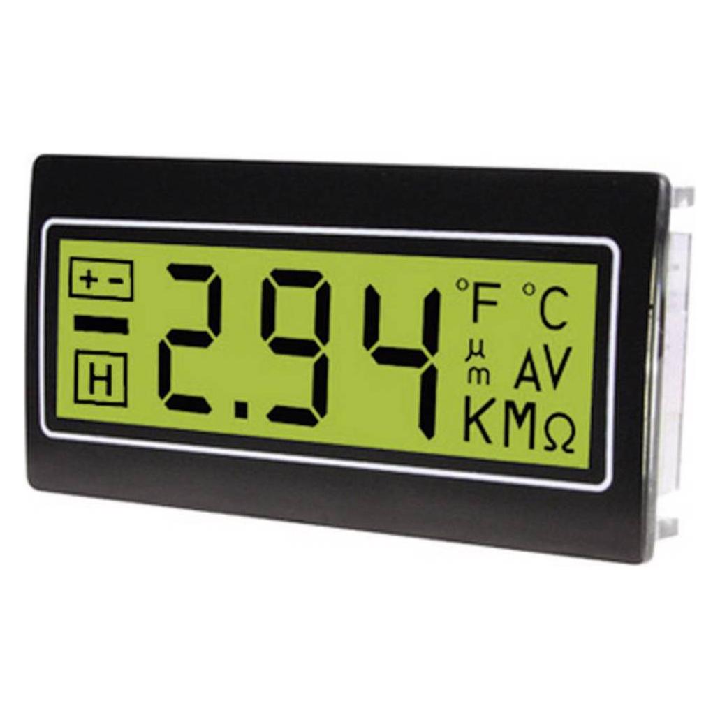 TDE Instruments Digitales Einbaumessgerät Digitalmultimeter für Schalttafeleinbau (Oszilloskop) (101428)