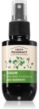 Green Pharmacy Birch Buds & Castol Oil Care Serum sérum anti-caspa 100 ml. Birch Buds & Castol Oil Care Serum