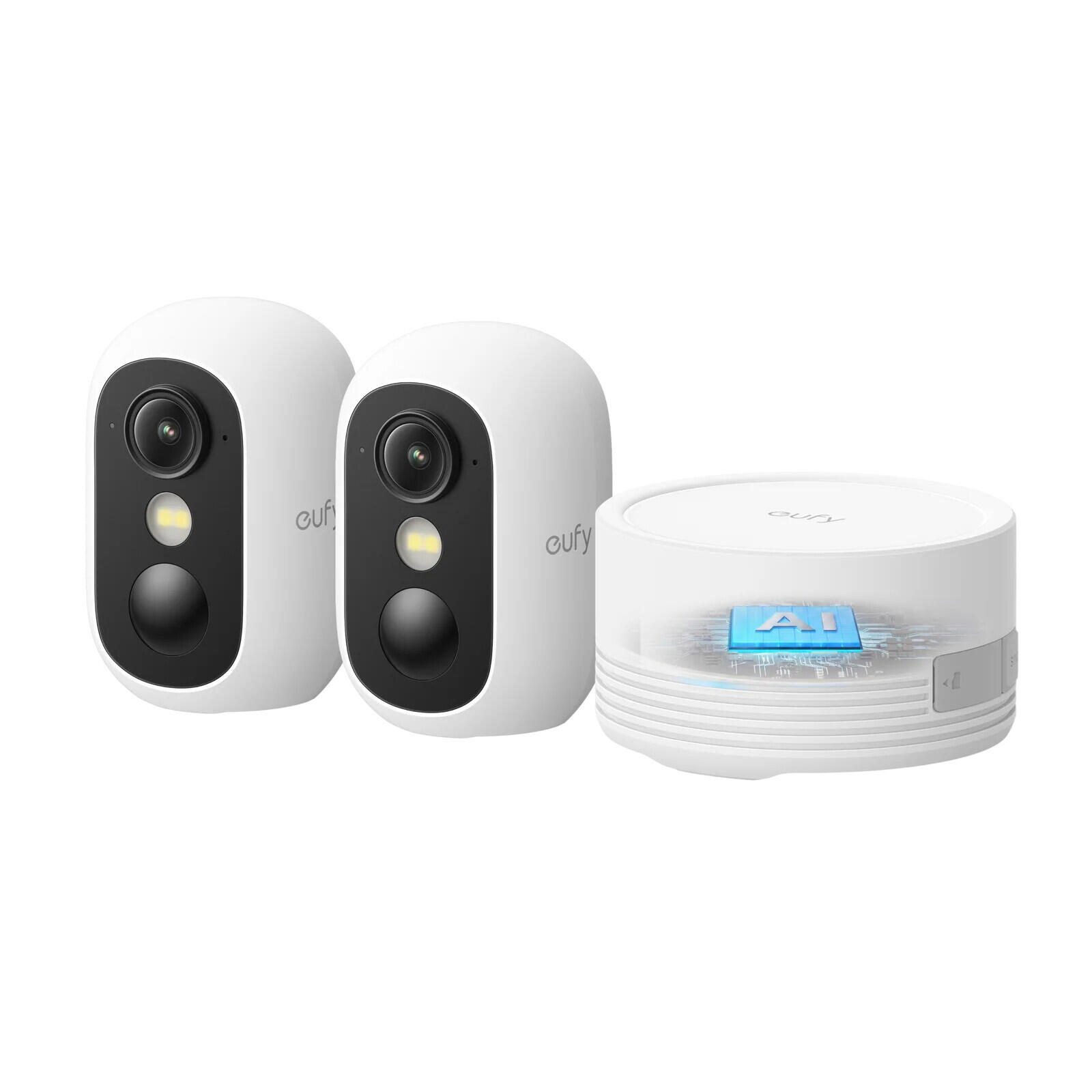 eufy Security eufyCam C35 2-Kamera-Set – Kabellose E8110429