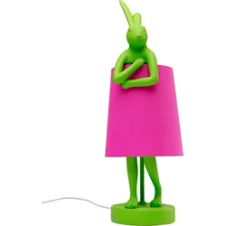 KARE DESIGN Tischleuchte Animal Rabbit Polyresin Pink 50 cm
