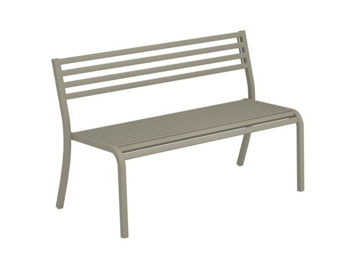 emu Segno Gartenbank 128cm Stahl Dunkelgrau