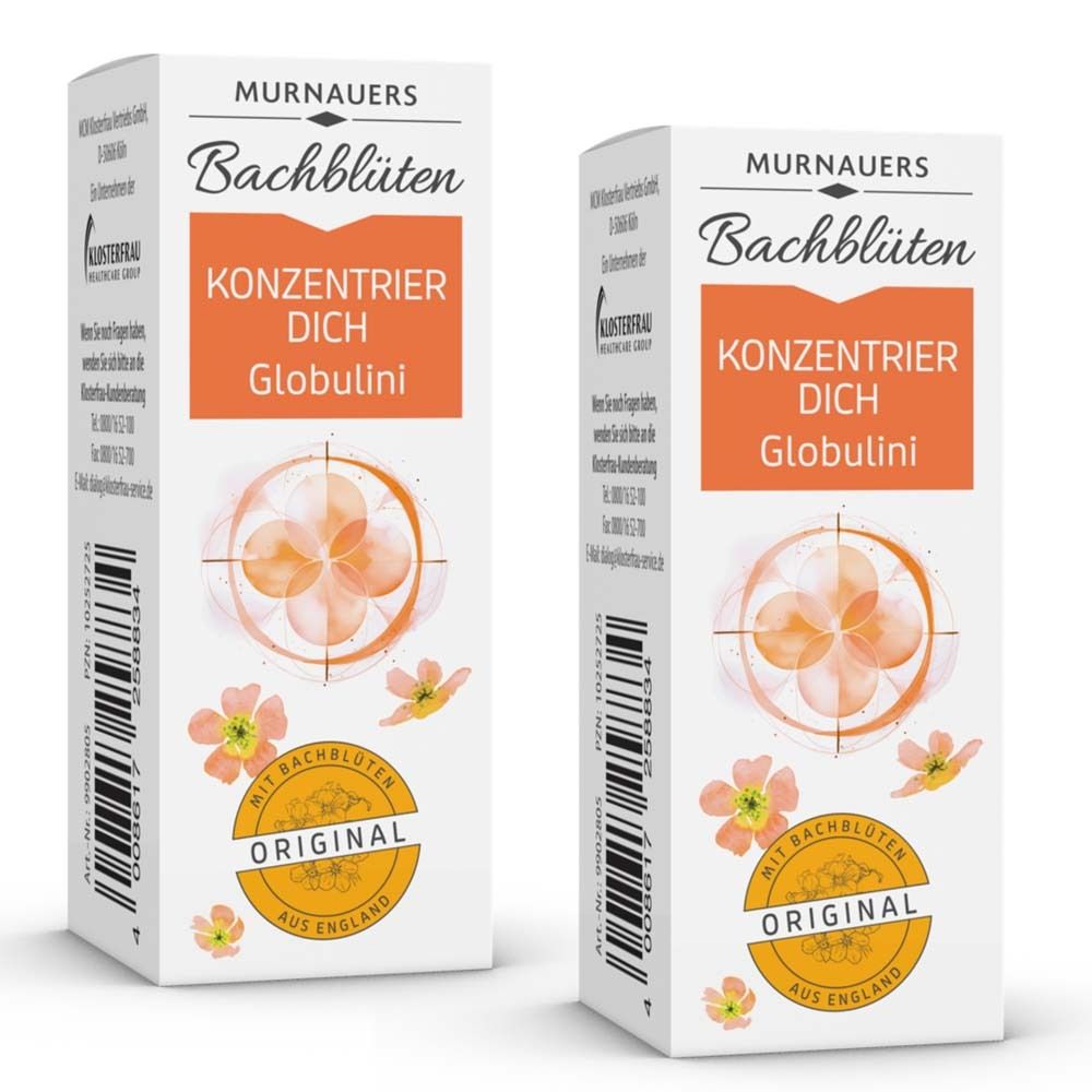 Bachblüten Murnauers Konzentrier Dich Globulini x2 2x10 g Globuli