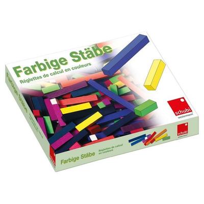 Farbige Stäbe, von , SCHUBI Lernmedien – eine Marke der Westermann Schweiz AG, 978-3-03976-501-0