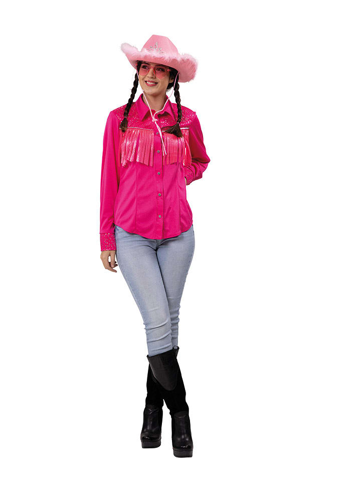 Party x People Westernhemd "Babe" in Pink - 44