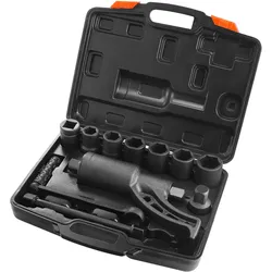 VEVOR Drehmomentvervielfältiger 4800 Nm, Drehmoment Verstärker 1:58, Drehmomentverstärker 25,4 x 25,4 mm, Drehmomentverstärker Radschlüssel Set 21# Quadratisch 24/27/30/32/33/38 mm Kraftschrauber