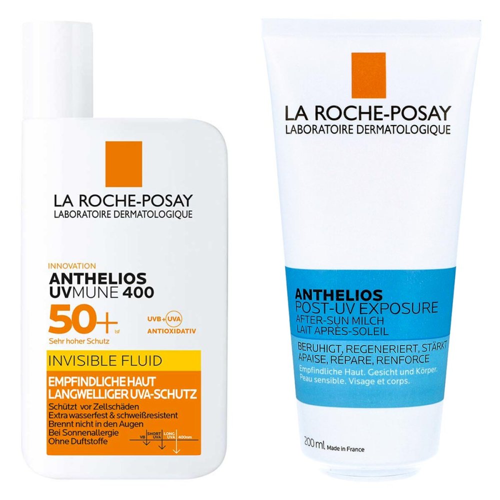 L'Oreal Deutschland GmbH Anthelios Invisible Fluid Uvmune 400 +Anthelios After-Sun Milch 08102915