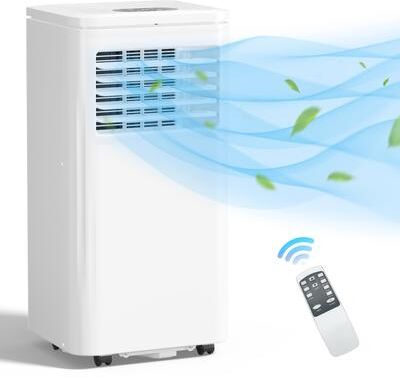 / 10000 BTU Portable Air Conditioner, 3-in-1 Bladeless AC Unit with Cooling for Bedroom, Office & Apartment.