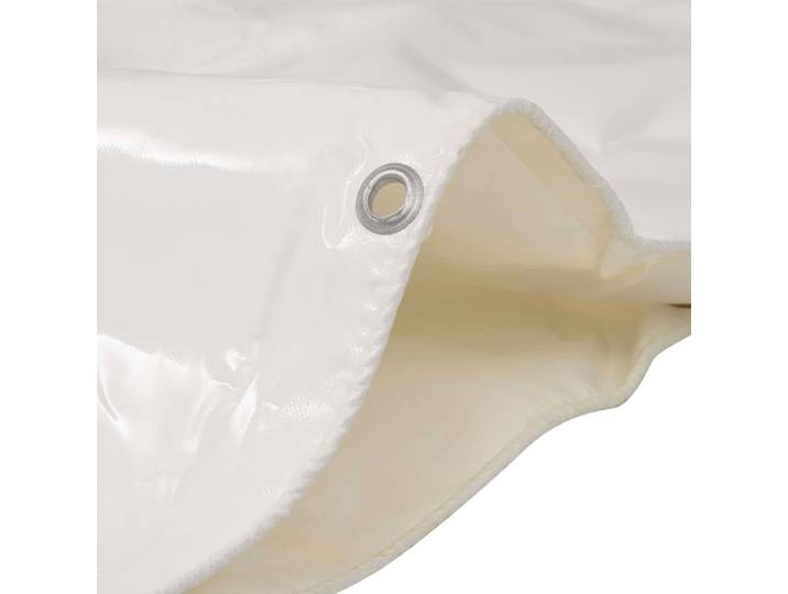 vidaXL Bâche de protection 650 g/m² 4x6 m blanc