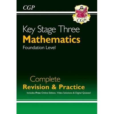 KS3 Maths Complete Revision & Practice - Foundation (includes Online Edition, Videos & Quizzes), Taschenbuch von Cgp Books, CGP Books,