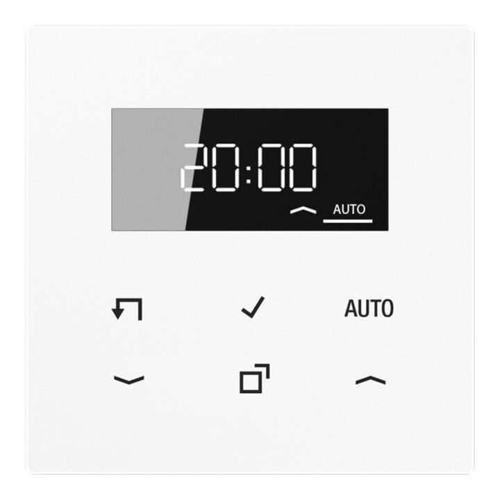 Jung Timer Standard 6 Sens.Tast DisplayEchtglasfront LS 1750 D WW (LS1750DWW)