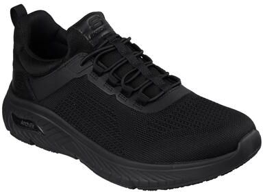 Skechers Work Arch Fit Crosser Sr-Rowynn (Men's) in Black, Size 10.5 M, Memory Foam/Rubber/Synthetic