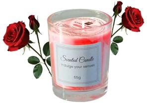 Uplift Treasures Premium Handmade Soy Wax Aromatherapy Candle In Gift Box red