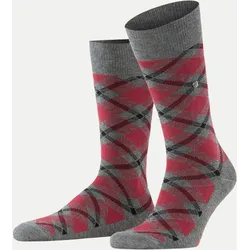 Socken Tartan Grau 40-46