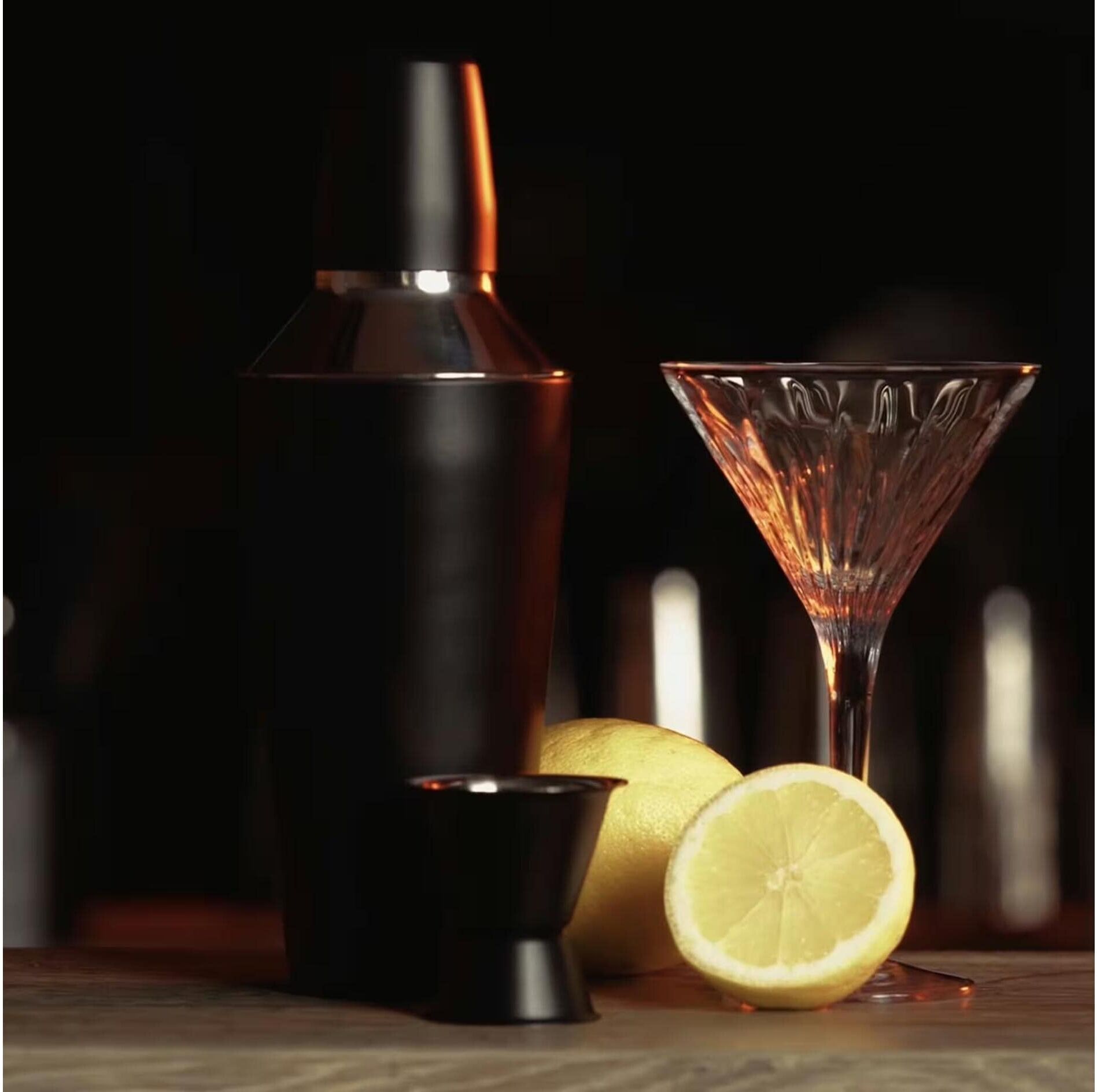 FACKELMANN Cocktail Shaker "Drink Specter 0.75 l", schwarz matt, Shaker, Cocktail Shaker schwarz matt Einheitsgröße