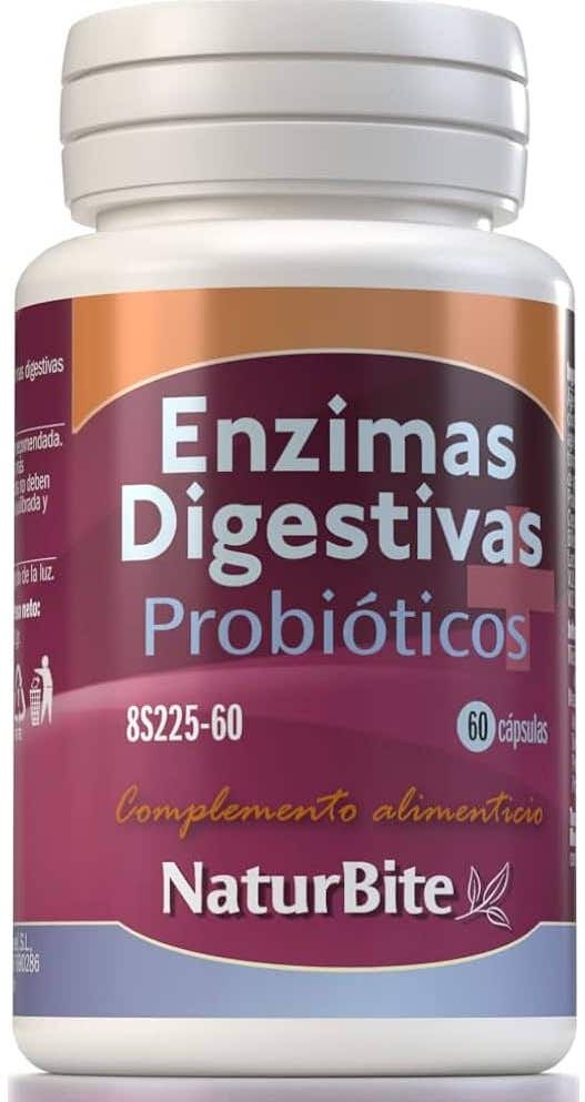 Naturbite Enzimas Digestivas + Probióticos 60caps