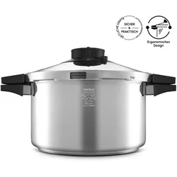 Karaca Quick and Safe Schnellkochtopf, 7 Liter