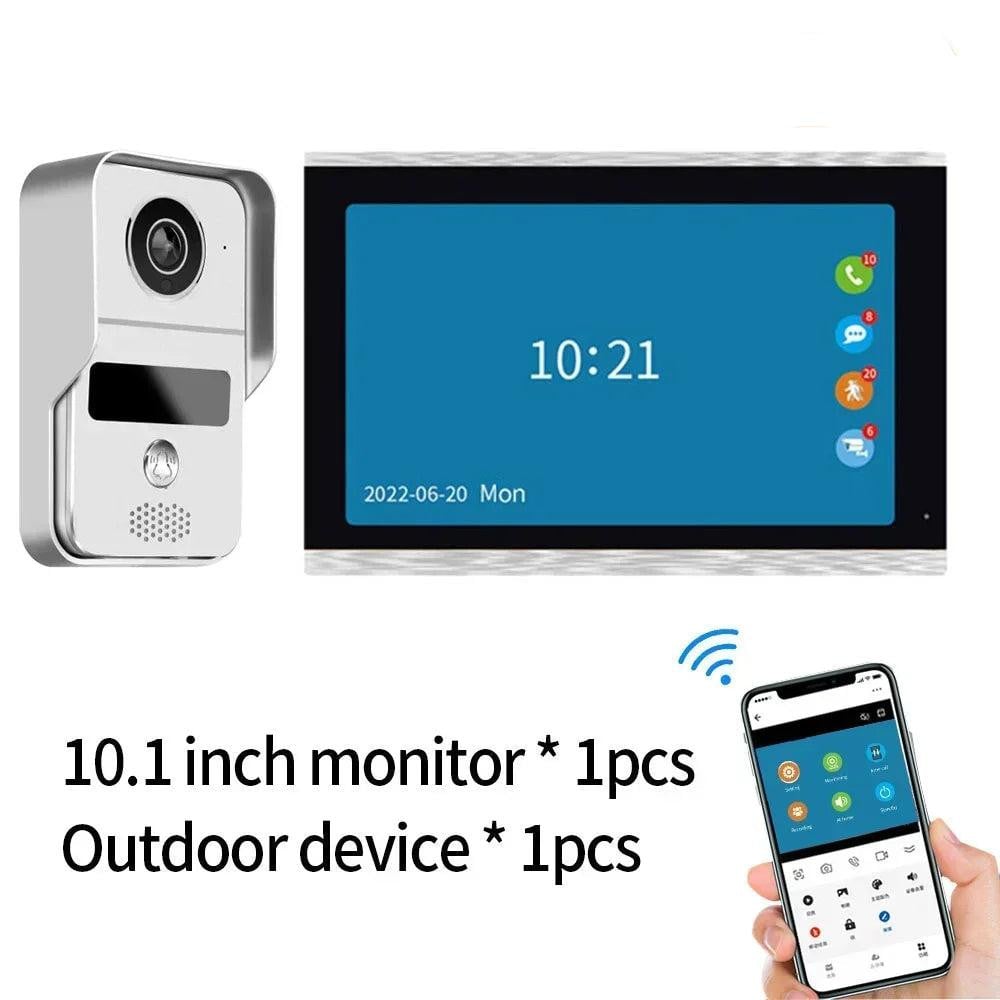 Selius Slimme Video Deurbel met 7 Inch Touchscreen en Camera