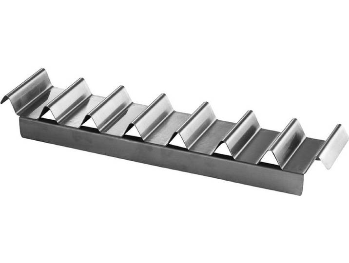 HENDI Broodjesdispenser – roestvrij staal – voor 7 broodjes – 475x105x60 mm