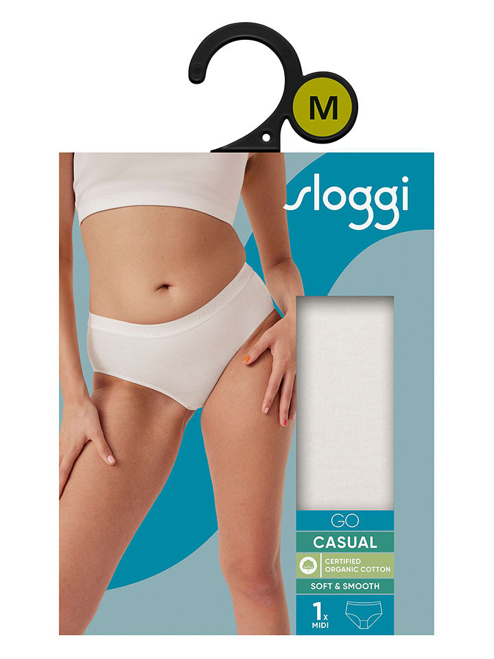 Sloggi Panty "Go Casual" in Weiß - L