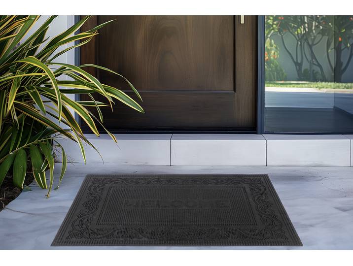 Tapis d'entrée élégant 425 40 x 60cm Rouge