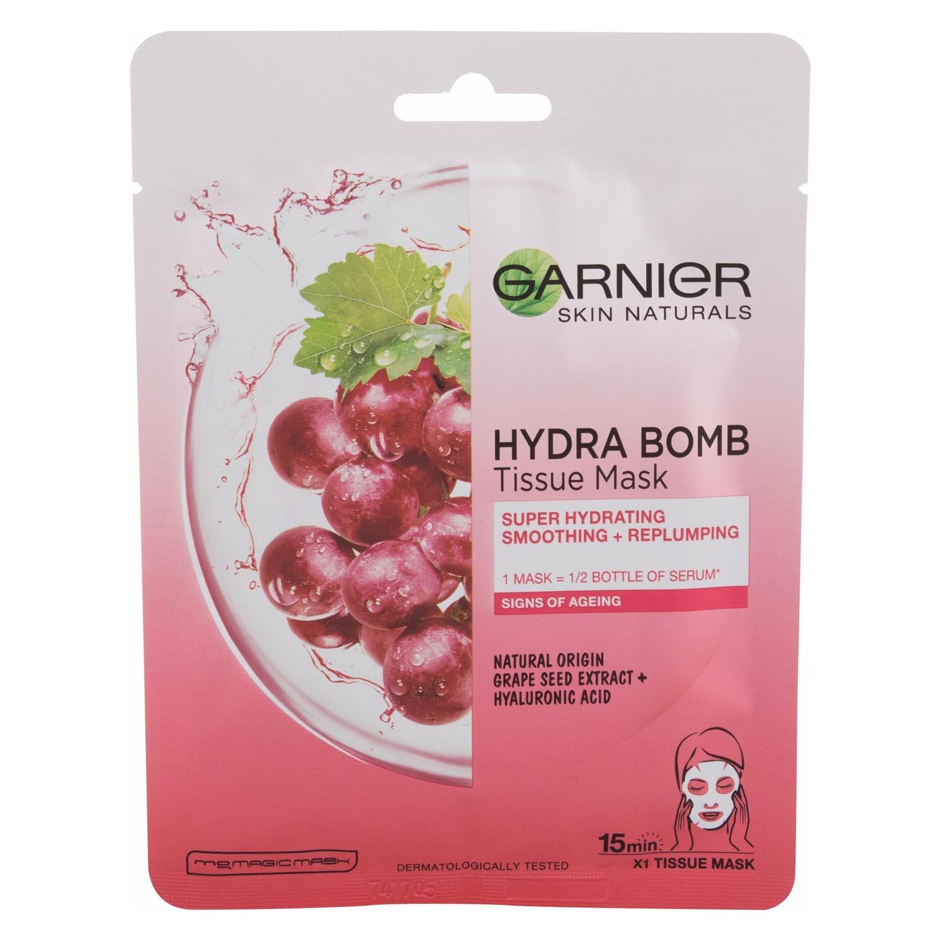 Garnier Hydra Bomb Tissue Mask - Textile moisturizing mask - 32.0g (32 g) (118892)