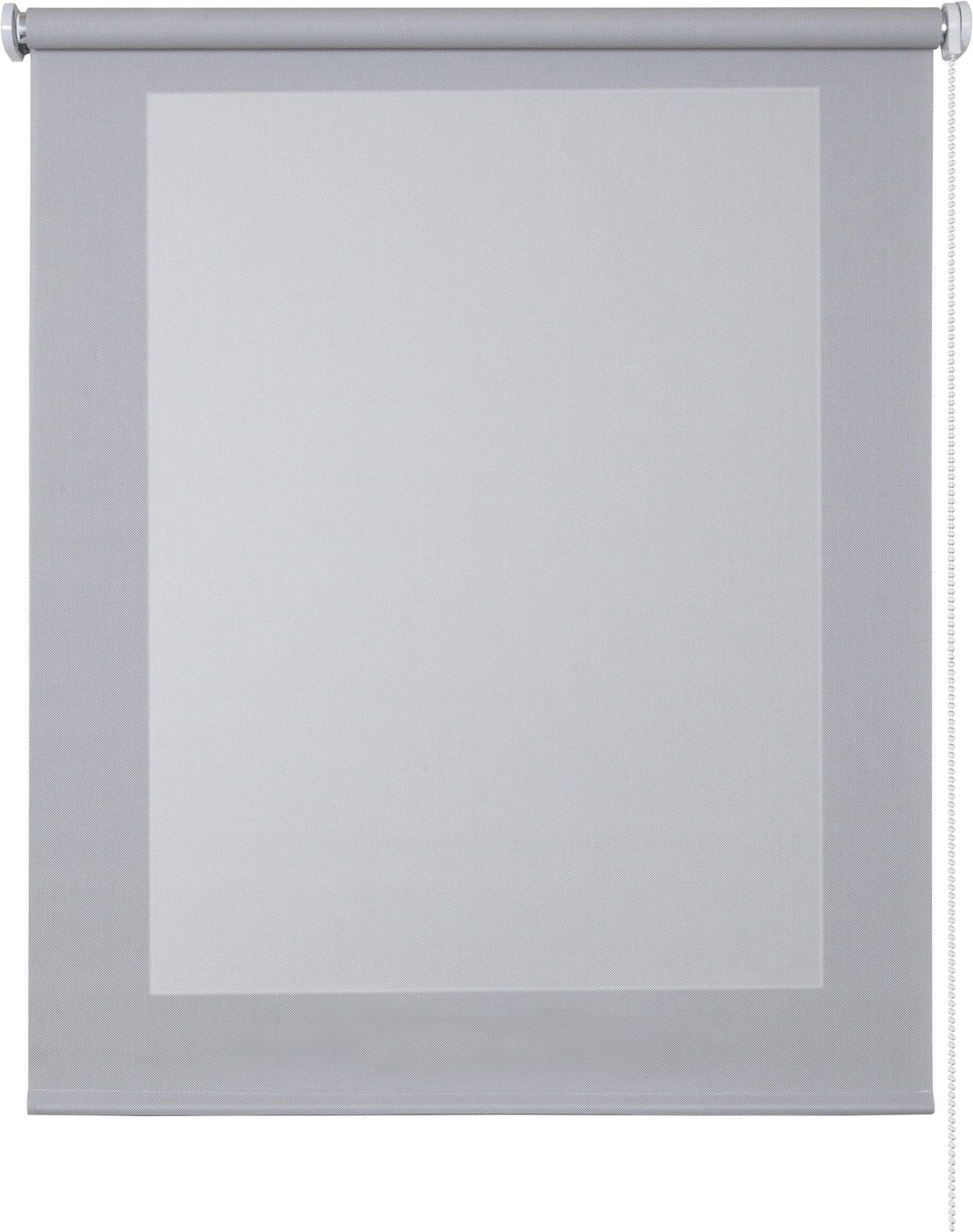 Storesdeco Screen rolgordijn, doorschijnend, thermische isolatie, Grijs, B: 200 cm, H: 180 cm
