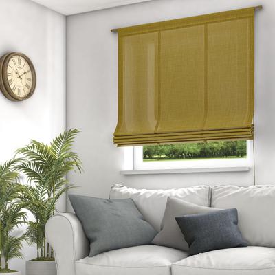 Raffrollo NEUTEX FOR YOU "Mara" Gr. 2, gelb, B:80cm H:140cm, Jacquard, Obermaterial: 100% Polyester, Raffrollos