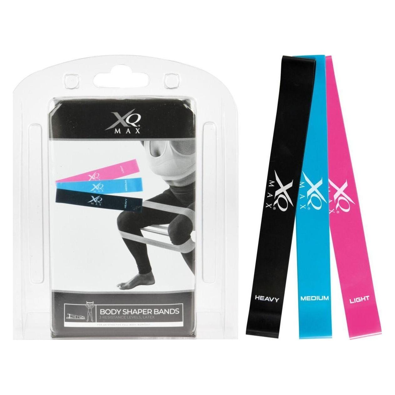 XQ Max XQMax Mini Band różne poziomy oporu w zestawie wielokolorowy 3 szt. (0.30 m, Leicht, Mittel, Stark) (45270269)