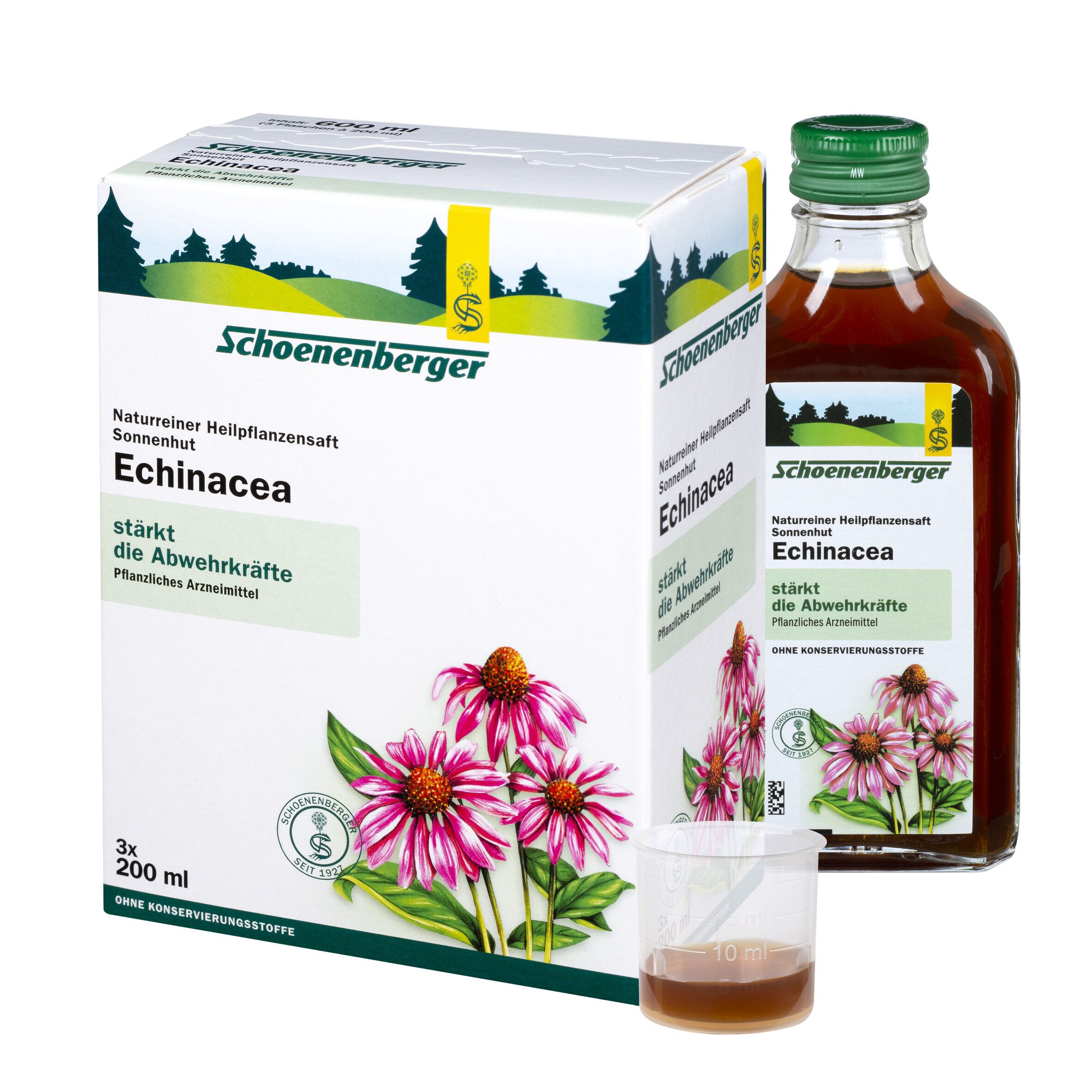 Echinacea Saft Schoenenberger Heilpflanzensäfte 3x200 ml