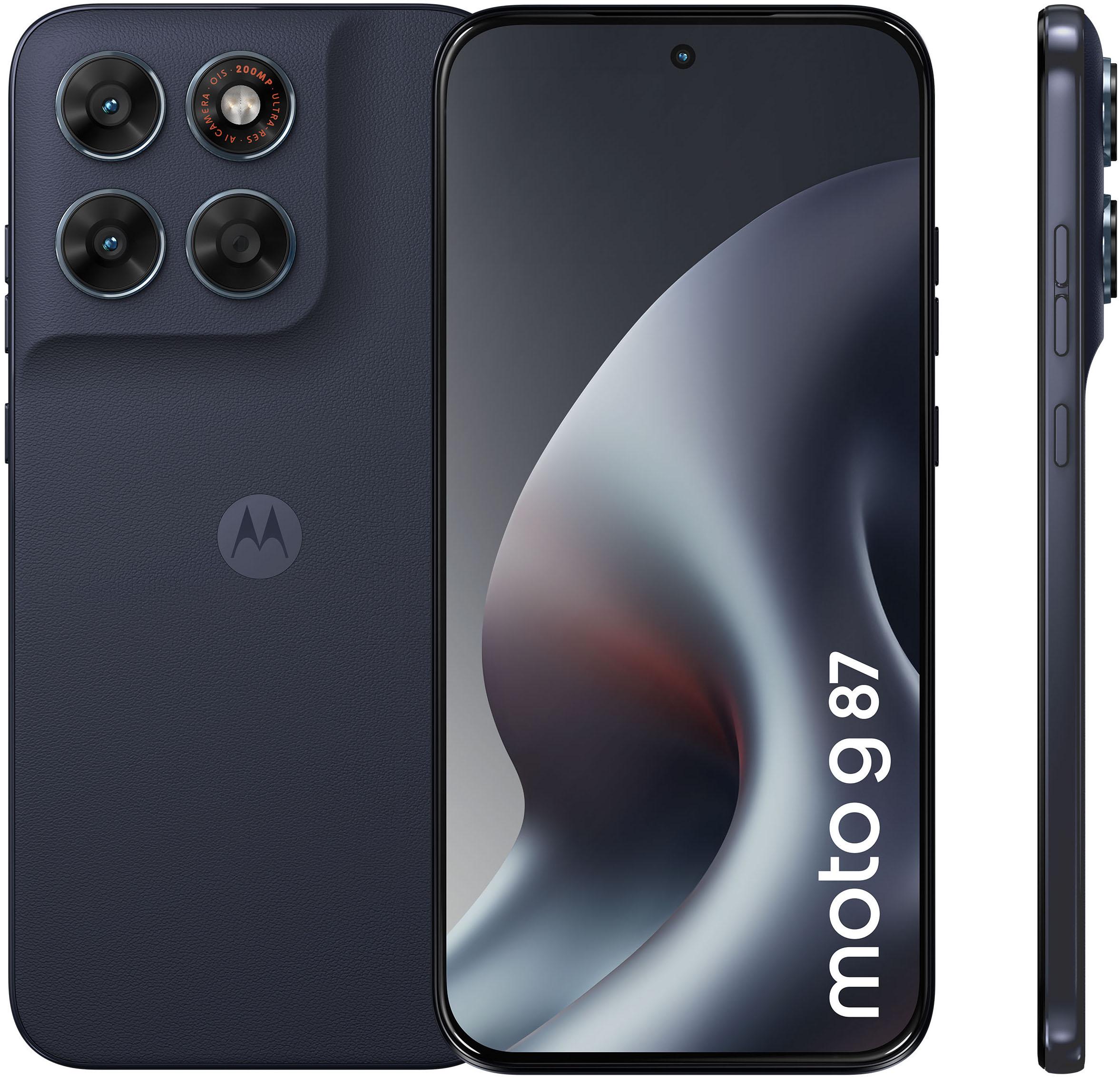 MOTOROLA Smartphone "moto g87", Energieeffizienz: A (A-G), pantone overture, 256 GB, Mobiltelefone