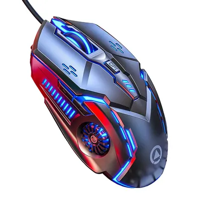 G5 Wired Gaming Maus Bunte Hintergrundbeleuchtung 6 Tasten Stille Maus 4-Gang 3200 DPI RGB Gaming Maus Für computer Laptop Mäuse