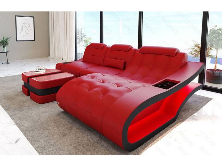 Ecksofa Elegante L-Form Leder