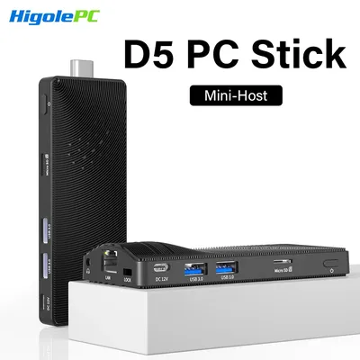Higole D5 PC Stick Lüfterloser Mini-PC Intel Pentium N4200 Windows 10 WiFi5 4 GB 64 GB Laptop Desktop-PC 4K TV Stick PC Mini-Computer