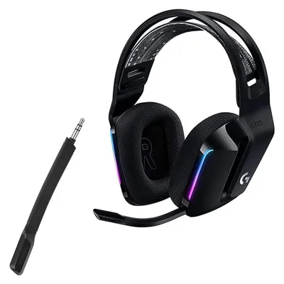 Wireless Gaming Headset Mic Aux 3,5 mm Wireless Kopfhörer Ersatzmikrofon Headset Mikrofon für Logitech G733 Gaming Kopfhörer