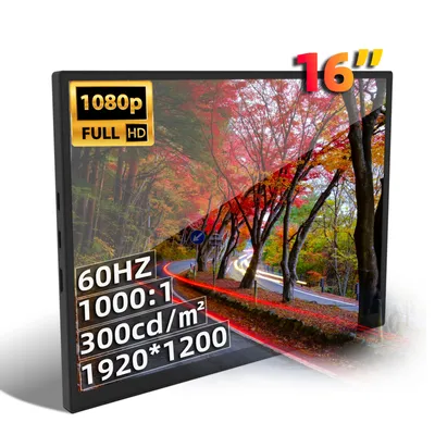 ZSUS 16" tragbarer Monitor 100% sRGB 1200P IPS-Bildschirm Reise-Gaming-Computer-Display für Steam Deck Laptop Switch PS4 PS5 Xbox