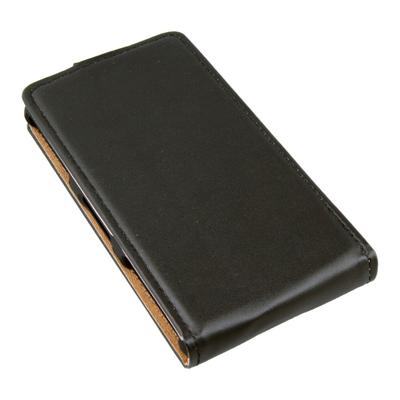 Flip Case für Sony Xperia Z3 Compact schwarz ultra slim